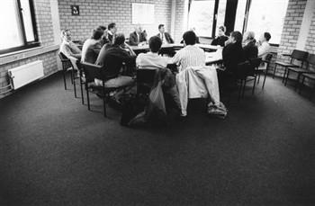 Vergadering bij Geografie; Foto Foto