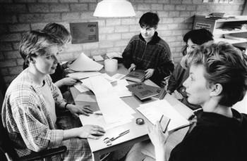 'Redactievergadering Sophia & Co'; Foto Foto