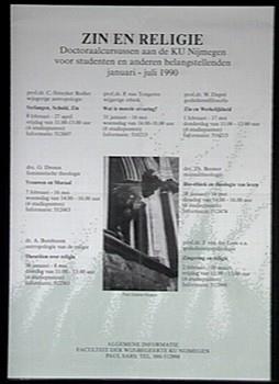 "Zin en religie. Doctoraalcursussen aan de KU Nijmegen voor studenten en andere belangstellenden"; Tekening
 Tekening