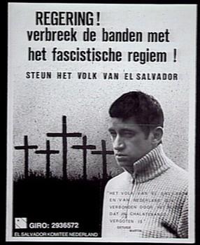 "Regering! Verbreek de banden met het fascistische regiem!"; Tekening
Tekening