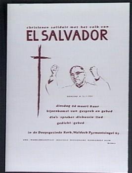 "Christenen solidair met het volk van El Salvador"; Tekening
Tekening