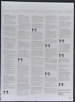 "Jaarprogramma '81-'82". Achterkant van 2b7657; Tekening
Tekening