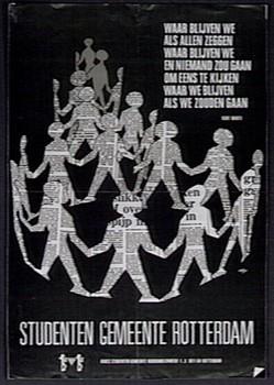 "Waar blijven we als allen zeggen.." Voorkant van 2b7775; Tekening
Tekening