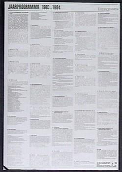 "Jaarprogramma". Achterkant van 2b7774; Tekening
Tekening