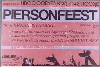 "Piersonfeest". Origineel ontbreekt; Tekening
Tekening