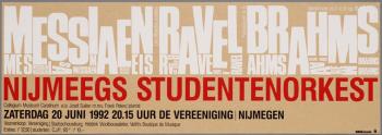 Nijmeegs Studentenorkest speelt Messiaen, Ravel & Brahms; Tekening
 Tekening