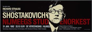 Nijmeegs Studentenorkest speelt Shostakovich & Strauss; Tekening
 Tekening