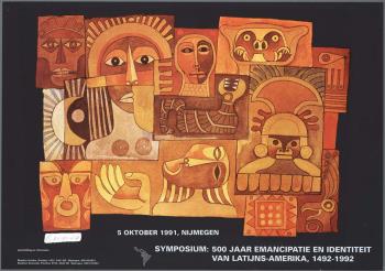 "Symposium: 500 jaar emancipatie en identiteit van Latijns-Amerika, 1492-1992"; Tekening
 Tekening