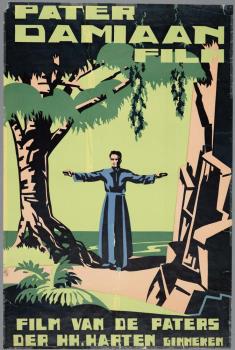 "Pater Damiaan. Film van de paters van de hh.harten Ginniken"; Tekening
 Tekening