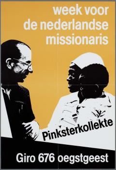 "Pinksterkollekte. Giro 676. Oegstgeest"; Tekening
Tekening