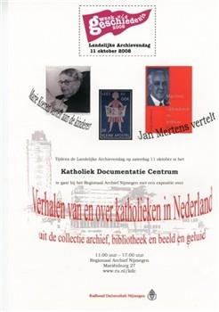 "Verhalen van en over katholiek Nederland". Activiteit in het kader van de week van de geschiedenis; Tekening
Tekening