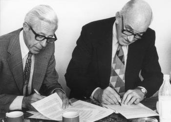 Oud Heyendael overgedragen aan de Persvereniging; Foto Foto