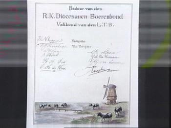 Uit het handgemaakte "Gedenkboek"; Foto Foto