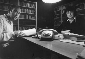 Links: Henk Hoeks, rechts Sjef van der Wiel; Foto Foto