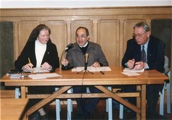 Pater generaal Camillo Maccise -generaal overste van de ongeschoeide karmelieten en president van de unie van generaal overste in Rome- kwam naar Den Bosch om kennis met de karmelitessen te maken en verslag uit te brengen over de synode betreffende de religieuzen; Foto Foto