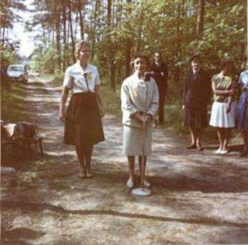 Bijschrift: "Leidster weekend Steensel 16 en17 juni 1962".; Foto Foto