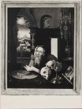 Schildering, Hiëronymus in zijn studeervertrek (ca. 1545); Foto Foto