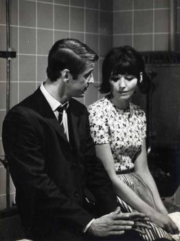 TV-spelopname met Kitty Courbois (1937-2017) en Manfred de Graaf (1939-2018); Foto Foto