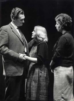 TV-spel met v.l.n.r.: Jan Hündling, Marie-José Nijsten en Karin Haage; Foto Foto