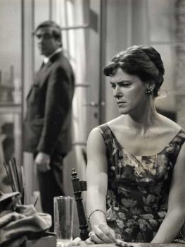 Ina van Faassen en op de achtergrond Ton Lensink; Foto Foto