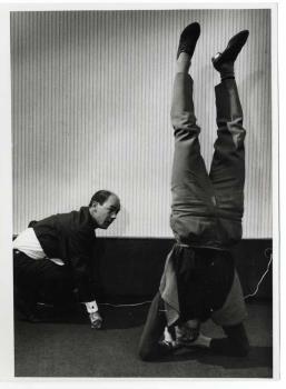 Antonius Mechel (Ton) van Duinhovenlinks en mogelijk Donald Towe Jones; Foto Foto