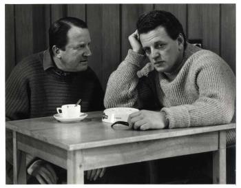 Gerard Hartkamp links en Rob de Vries; Foto Foto