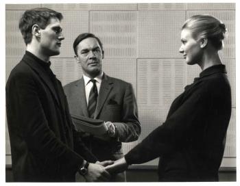 Jules Hamel links, Pim Dikkers en Marijke Bakker; Foto Foto