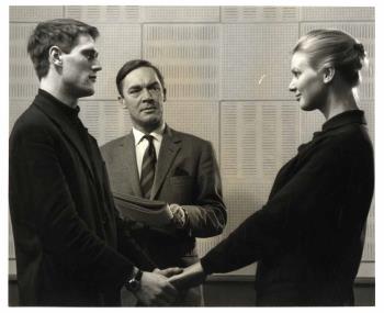Jules Hamel links, Pim Dikkers en Marijke Bakker; Foto Foto