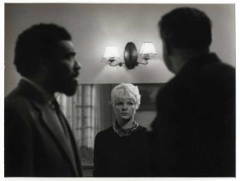 Otto Hendrik Sterman links, Ingrid Valerius en Johan Fiolet; Foto Foto