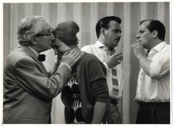 V.l.n.r. Ko Arnoldi, Jeannette van der Heijden, Bob Verstreate en Guus Hermus; Foto Foto