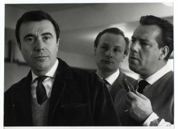 Links Ko van Dijk jr. , midden Cor van Rijn en rechts Paul Cammermans; Foto Foto