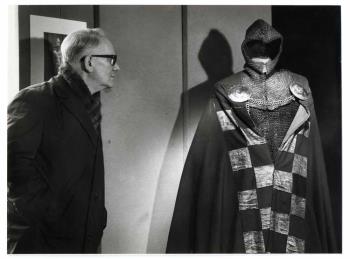 Cruys Voorbergh bij het kostuum van Gijsbrecht van Aemstel; Foto Foto