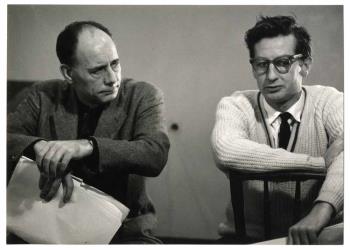 Han Bentz van den Berg links en Eric van Ingen; Foto Foto