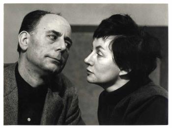 Han Bentz van den Berg en Andrea Domburg; Foto Foto