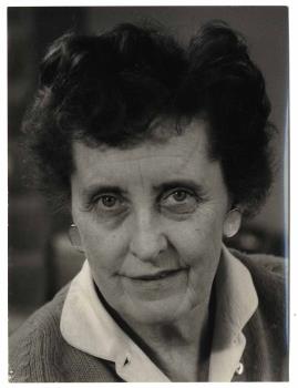 Portretfoto van Loudi Nijhoff; Foto Foto