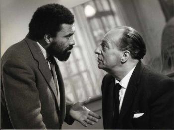 Otto Sterman links en Johan Fiolet; Foto Foto