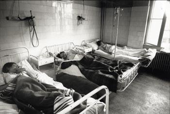 Kraamkliniek in de Roemeense plaats Oradea.; Foto Foto