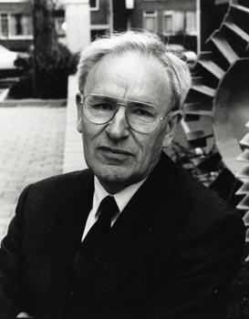 'Dr. J. Borgman, voorzitter Nederlandse Organisatie voor Wetenschappelijk Onderzoek NWO'.; Foto Foto