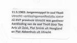 Aankleding van de zaal door Ton Arts uit Zeist, Piet Smink uit Hoogland en Piet Abbenhuis uit Utrecht.; Foto Foto