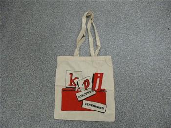 Tas met tekst: 'KPJ Jongerenvereniging'; Tas Tas
