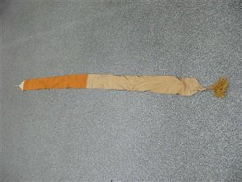 Wimpel van textiel met kwast aan één eind; Wimpel Wimpel