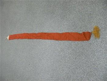 Wimpel van textiel met kwast aan één eind; Wimpel Wimpel