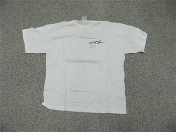 T-shirt houdende het embleem van de Zuidelijke Land- en Tuinbouworganisatie voor en achter. Tekst op de rug: 'ZLTO ondernemers in markt en maatschappij'; T-Shirt T-Shirt