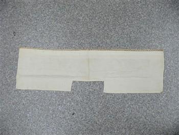 Amict met tekst: 'Ecce Panis Angelorum'; Amict Amict