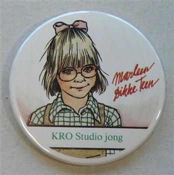 Button 'KRO Studio Jong, Marleen Dikke Teen'; Button Button