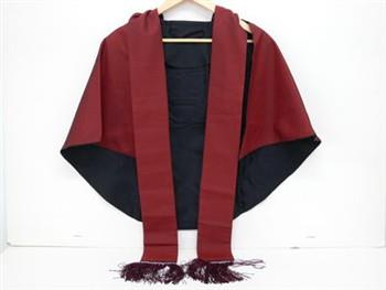 Cappa magna van professor Rogier, behorend bij zijn eredoctoraat van de Katholieke Universiteit Nijmegen; Cappa magna Cappa magna