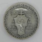 Penning houdende een afbeelding het wapen van een kardinaal, met tekst: 'Benedictus card. Aloisii Masella S.R..E. Camerarius'.
Keerzijde houdende een afbeelding van de pauselijke baldakijn en de sleutels van Petrus, met tekst: 'Sede Vacante MXMLVIII'; Penning Penning