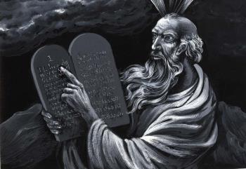 Serie tekeningen voor een klankbeeld over de biecht.; Tekening Tekening